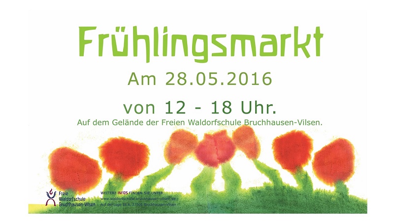 Plakat Fruehlingsmarkt 2016